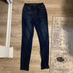 Set of three gently used Aeropostale super high rise jeggings